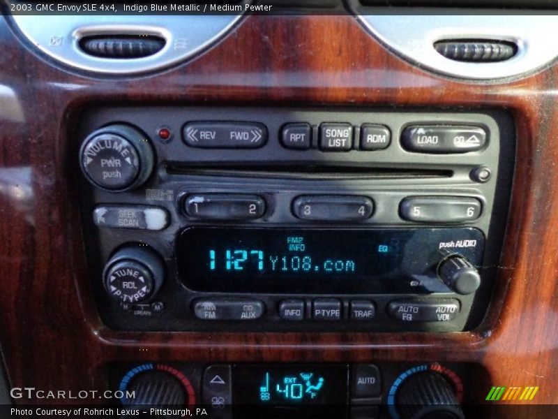 Indigo Blue Metallic / Medium Pewter 2003 GMC Envoy SLE 4x4