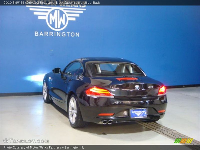 Black Sapphire Metallic / Black 2010 BMW Z4 sDrive30i Roadster