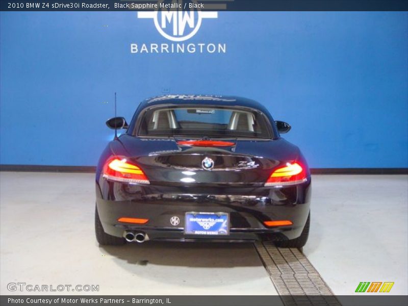 Black Sapphire Metallic / Black 2010 BMW Z4 sDrive30i Roadster