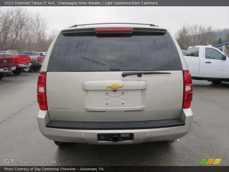 Champagne Silver Metallic / Light Cashmere/Dark Cashmere 2013 Chevrolet Tahoe LT 4x4