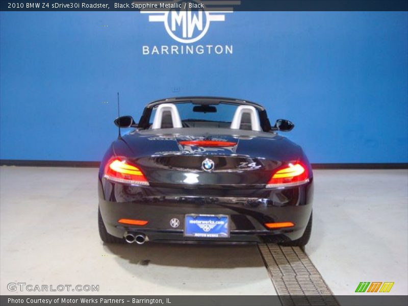 Black Sapphire Metallic / Black 2010 BMW Z4 sDrive30i Roadster