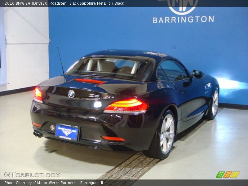 Black Sapphire Metallic / Black 2010 BMW Z4 sDrive30i Roadster