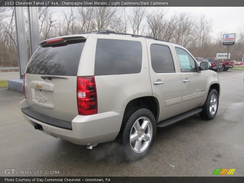 Champagne Silver Metallic / Light Cashmere/Dark Cashmere 2013 Chevrolet Tahoe LT 4x4