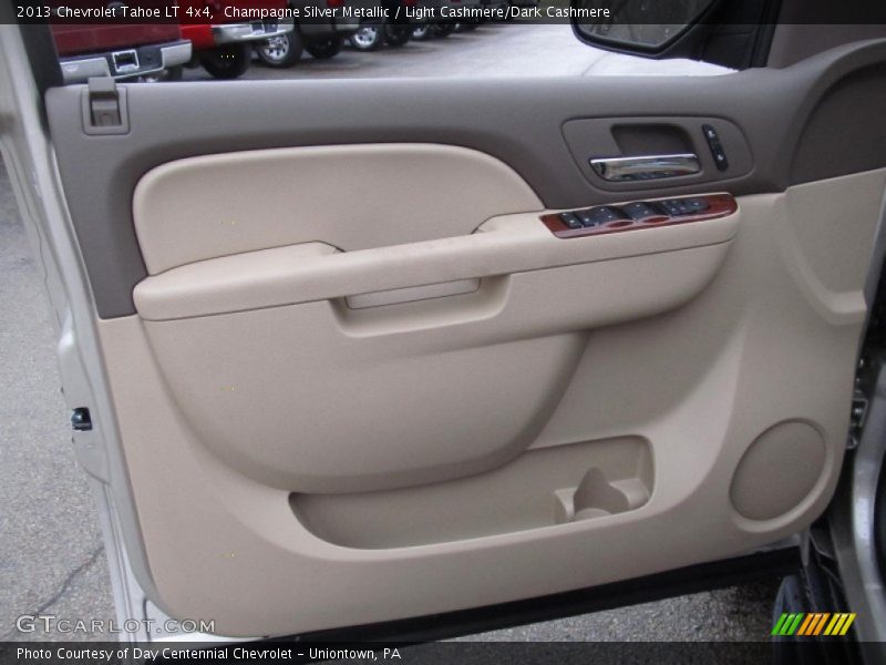 Champagne Silver Metallic / Light Cashmere/Dark Cashmere 2013 Chevrolet Tahoe LT 4x4