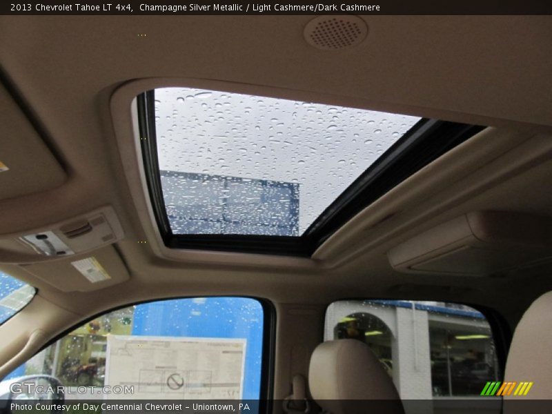 Champagne Silver Metallic / Light Cashmere/Dark Cashmere 2013 Chevrolet Tahoe LT 4x4