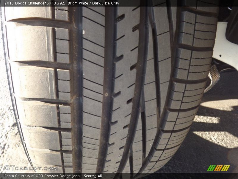 Bright White / Dark Slate Gray 2013 Dodge Challenger SRT8 392