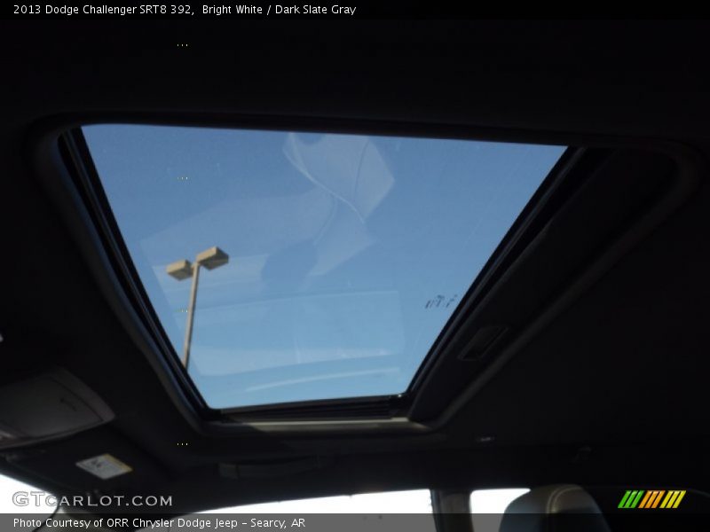 Bright White / Dark Slate Gray 2013 Dodge Challenger SRT8 392