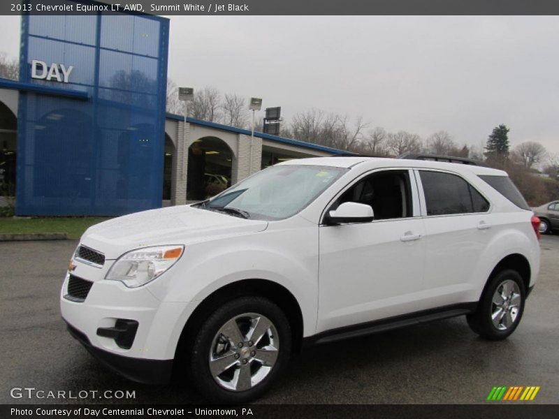 Summit White / Jet Black 2013 Chevrolet Equinox LT AWD