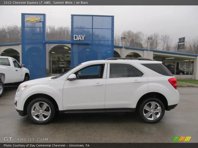 Summit White / Jet Black 2013 Chevrolet Equinox LT AWD