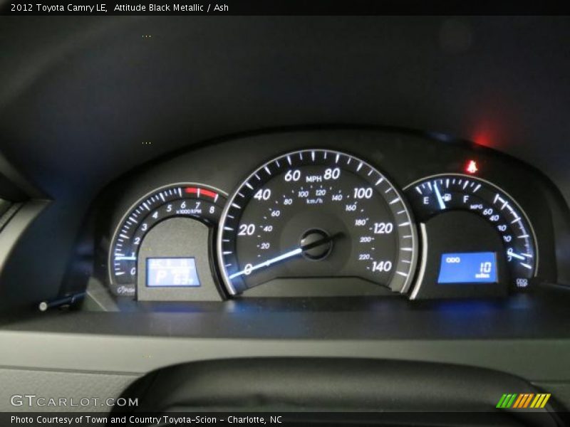 Attitude Black Metallic / Ash 2012 Toyota Camry LE