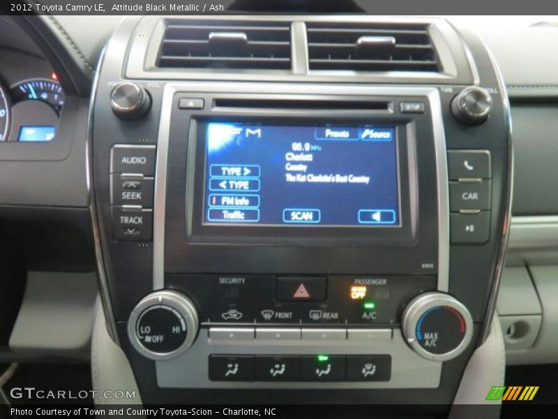 Attitude Black Metallic / Ash 2012 Toyota Camry LE