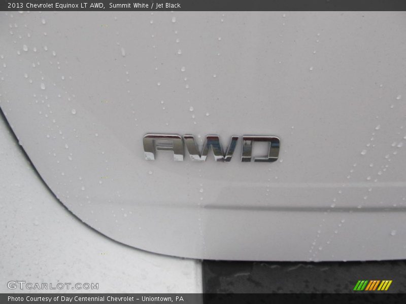 Summit White / Jet Black 2013 Chevrolet Equinox LT AWD