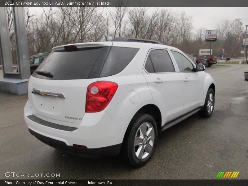 Summit White / Jet Black 2013 Chevrolet Equinox LT AWD