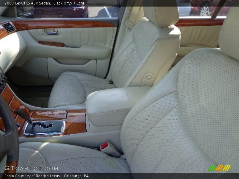 Black Onyx / Ecru 2003 Lexus LS 430 Sedan