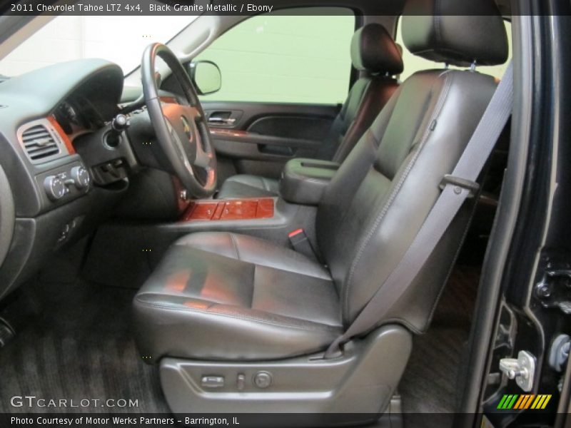 Black Granite Metallic / Ebony 2011 Chevrolet Tahoe LTZ 4x4