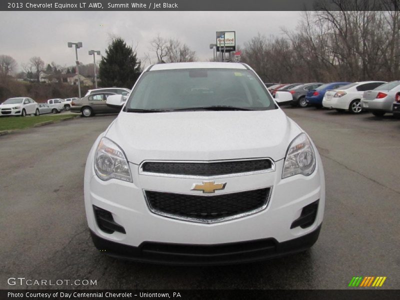 Summit White / Jet Black 2013 Chevrolet Equinox LT AWD
