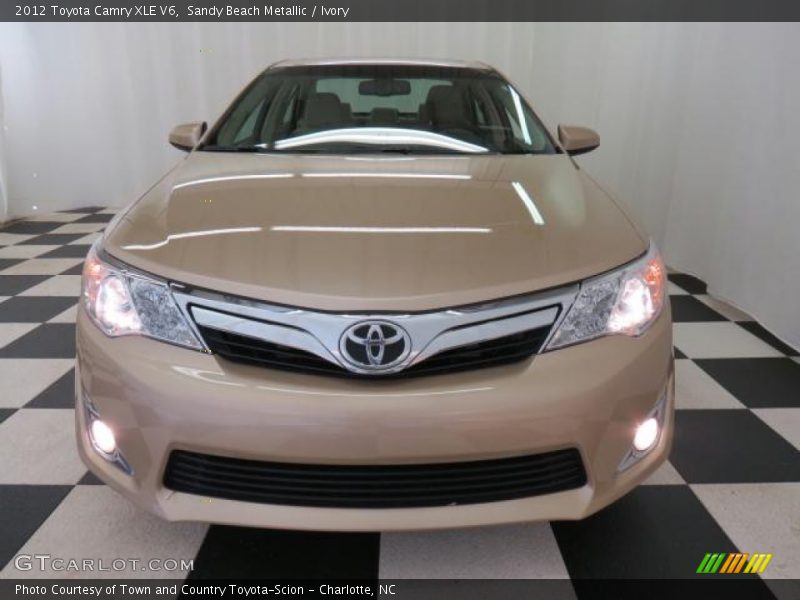 Sandy Beach Metallic / Ivory 2012 Toyota Camry XLE V6