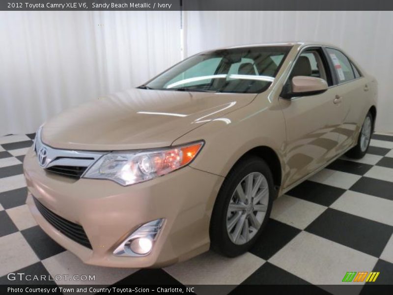 Sandy Beach Metallic / Ivory 2012 Toyota Camry XLE V6