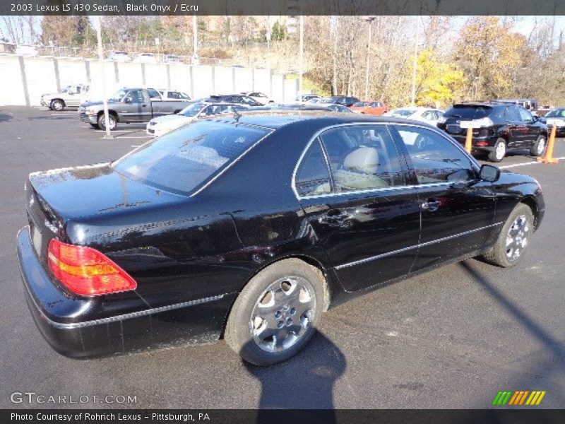 Black Onyx / Ecru 2003 Lexus LS 430 Sedan