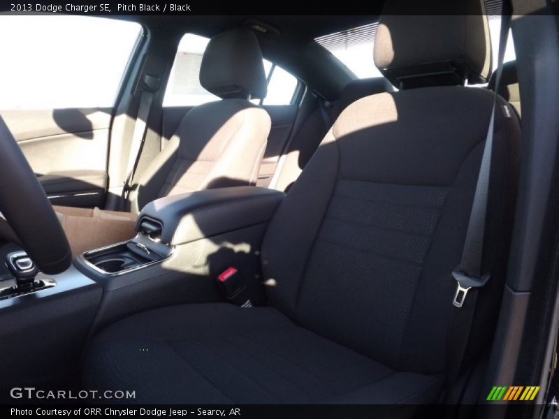 Pitch Black / Black 2013 Dodge Charger SE