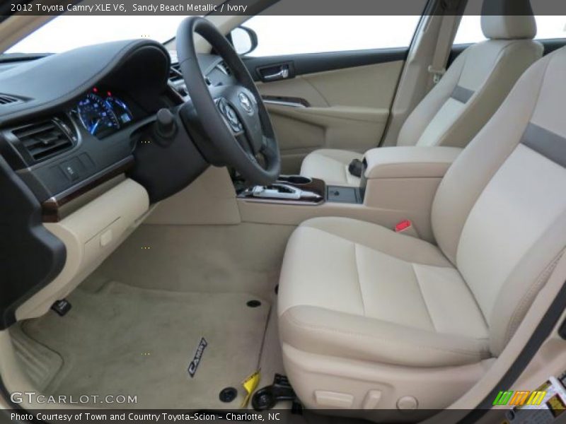 Sandy Beach Metallic / Ivory 2012 Toyota Camry XLE V6