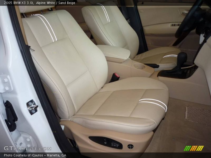 Alpine White / Sand Beige 2005 BMW X3 3.0i