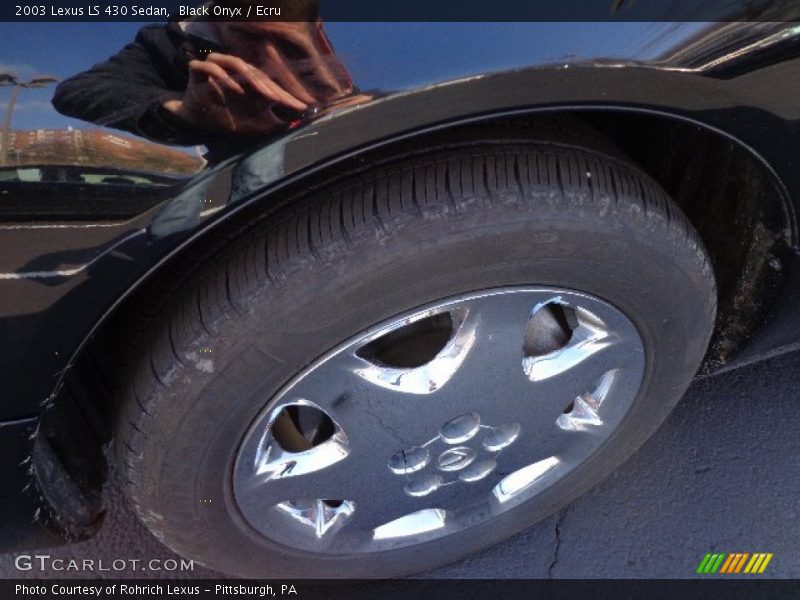 Black Onyx / Ecru 2003 Lexus LS 430 Sedan