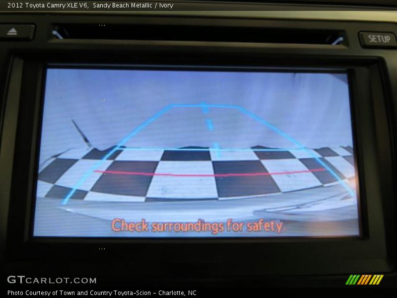 Sandy Beach Metallic / Ivory 2012 Toyota Camry XLE V6