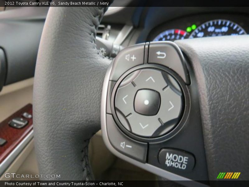 Sandy Beach Metallic / Ivory 2012 Toyota Camry XLE V6