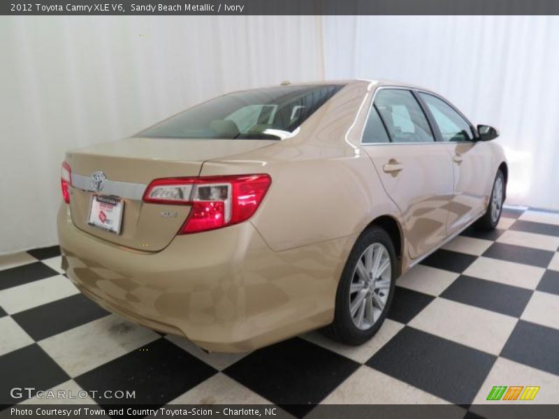 Sandy Beach Metallic / Ivory 2012 Toyota Camry XLE V6