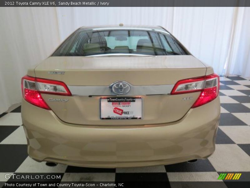 Sandy Beach Metallic / Ivory 2012 Toyota Camry XLE V6