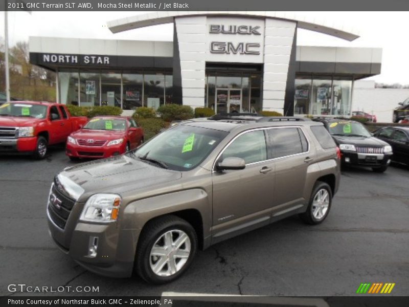 Mocha Steel Metallic / Jet Black 2011 GMC Terrain SLT AWD