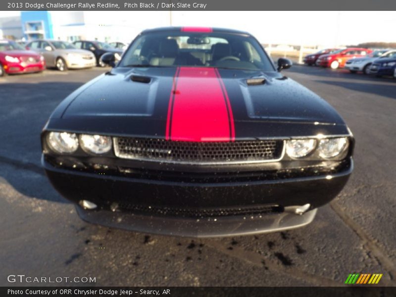 Pitch Black / Dark Slate Gray 2013 Dodge Challenger Rallye Redline