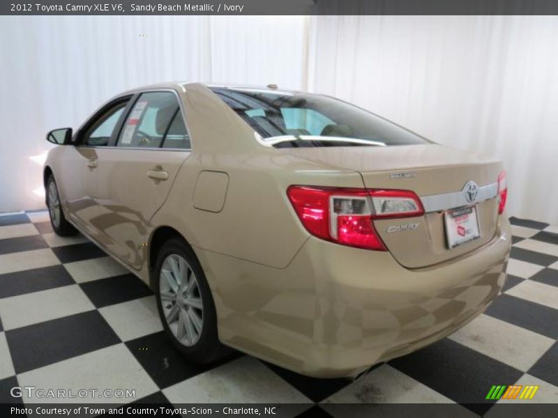 Sandy Beach Metallic / Ivory 2012 Toyota Camry XLE V6