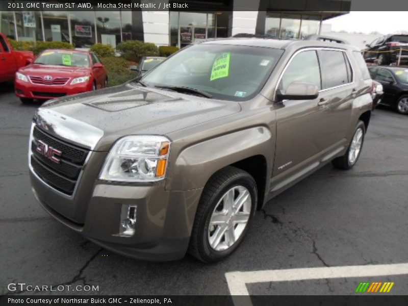 Mocha Steel Metallic / Jet Black 2011 GMC Terrain SLT AWD