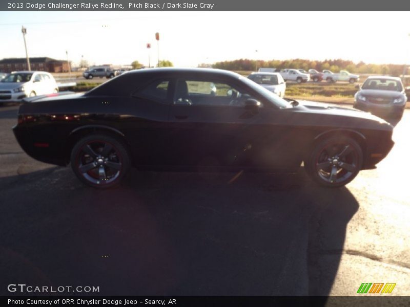 Pitch Black / Dark Slate Gray 2013 Dodge Challenger Rallye Redline