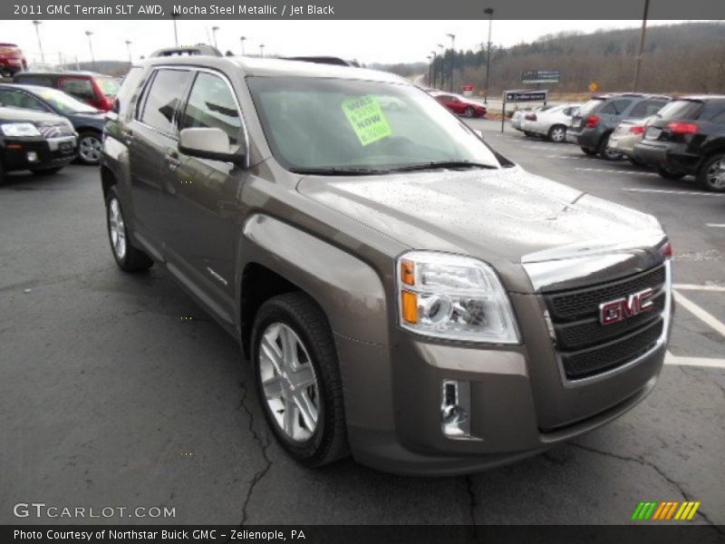 Mocha Steel Metallic / Jet Black 2011 GMC Terrain SLT AWD