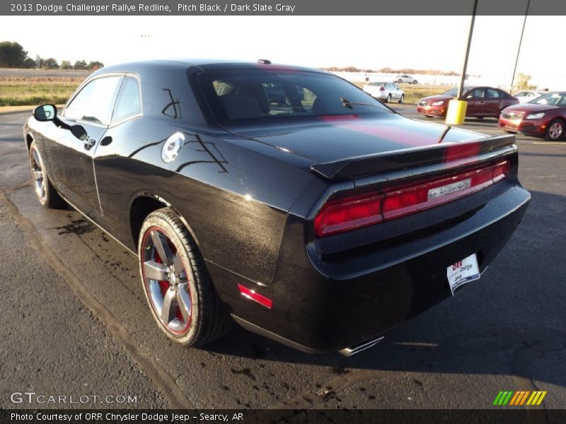Pitch Black / Dark Slate Gray 2013 Dodge Challenger Rallye Redline