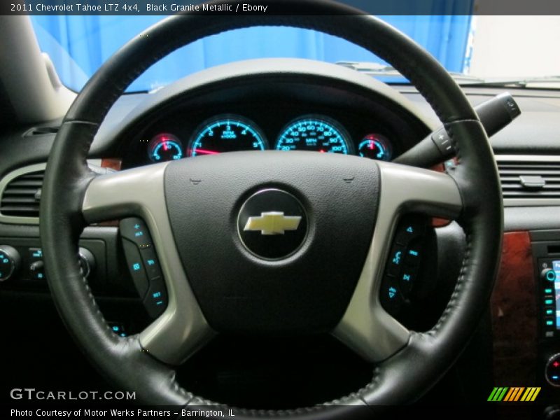 Black Granite Metallic / Ebony 2011 Chevrolet Tahoe LTZ 4x4