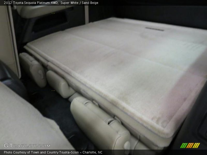 Super White / Sand Beige 2012 Toyota Sequoia Platinum 4WD