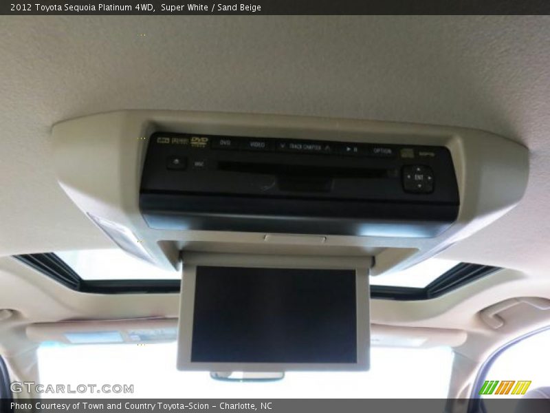 Entertainment System of 2012 Sequoia Platinum 4WD