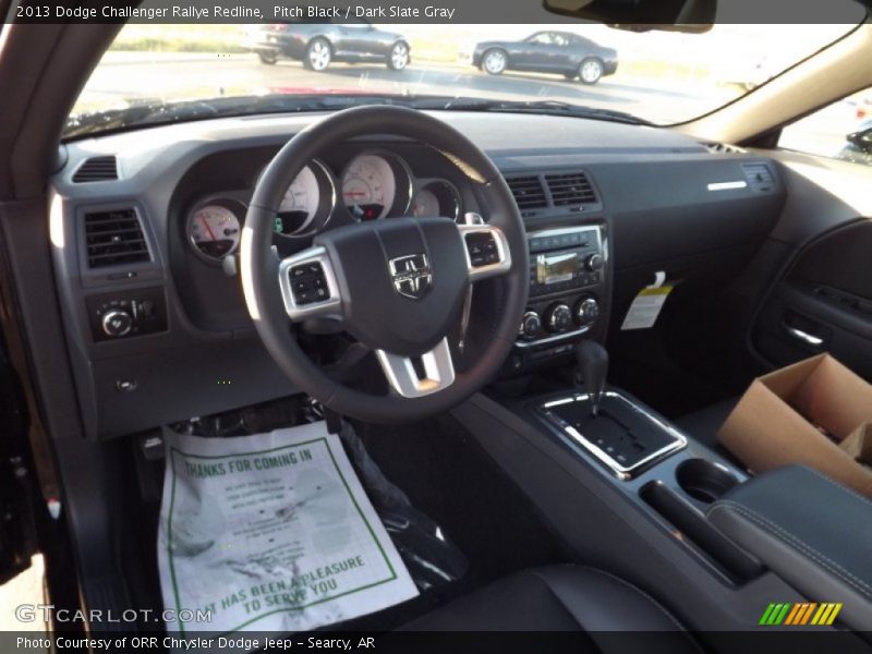 Pitch Black / Dark Slate Gray 2013 Dodge Challenger Rallye Redline