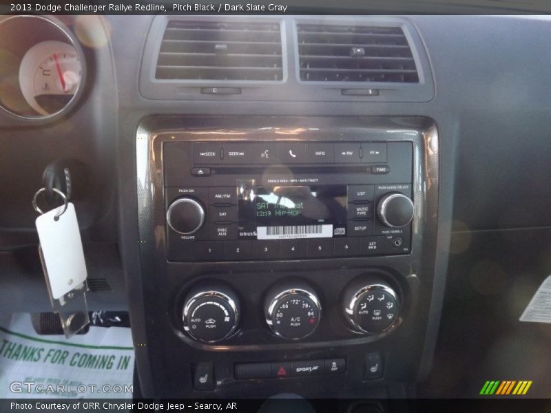 Pitch Black / Dark Slate Gray 2013 Dodge Challenger Rallye Redline