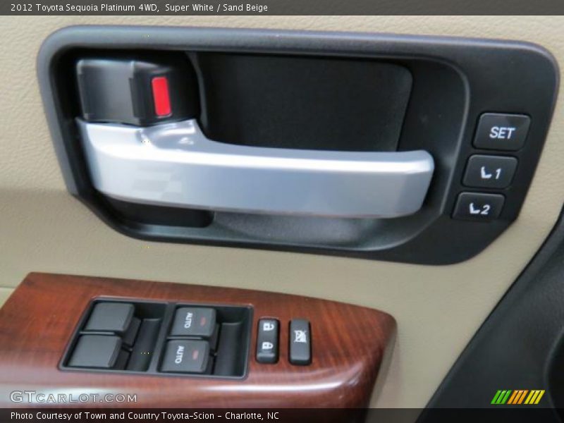 Controls of 2012 Sequoia Platinum 4WD