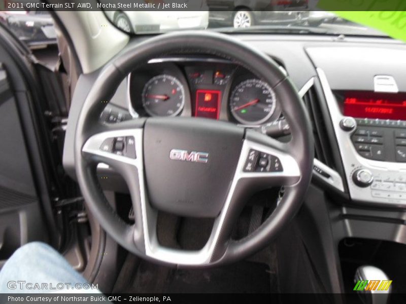 Mocha Steel Metallic / Jet Black 2011 GMC Terrain SLT AWD