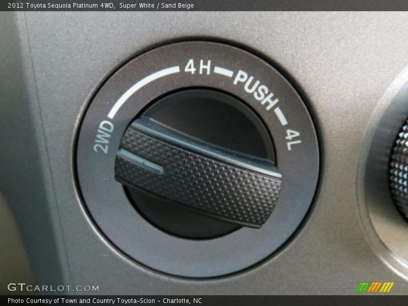 Controls of 2012 Sequoia Platinum 4WD