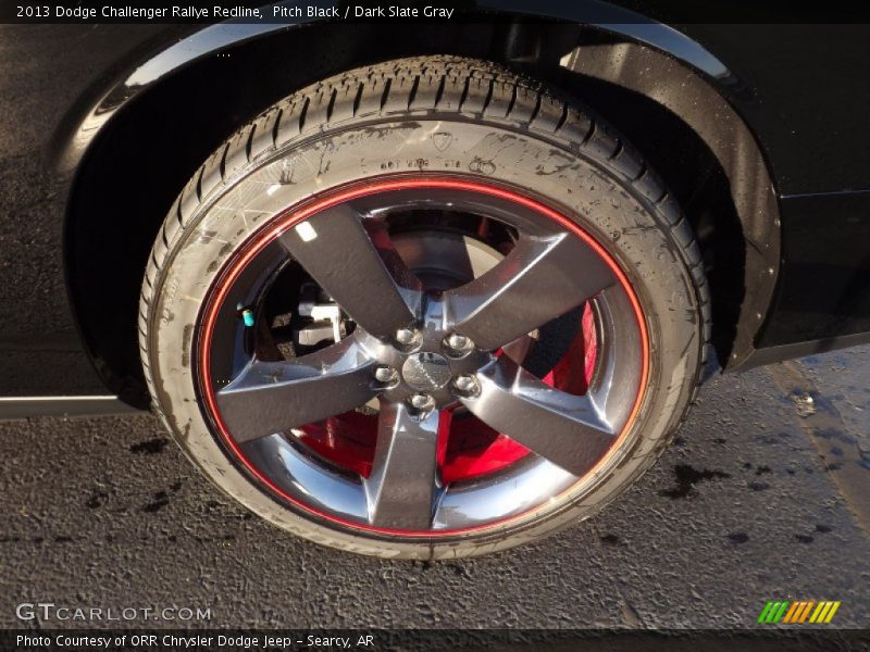 Pitch Black / Dark Slate Gray 2013 Dodge Challenger Rallye Redline