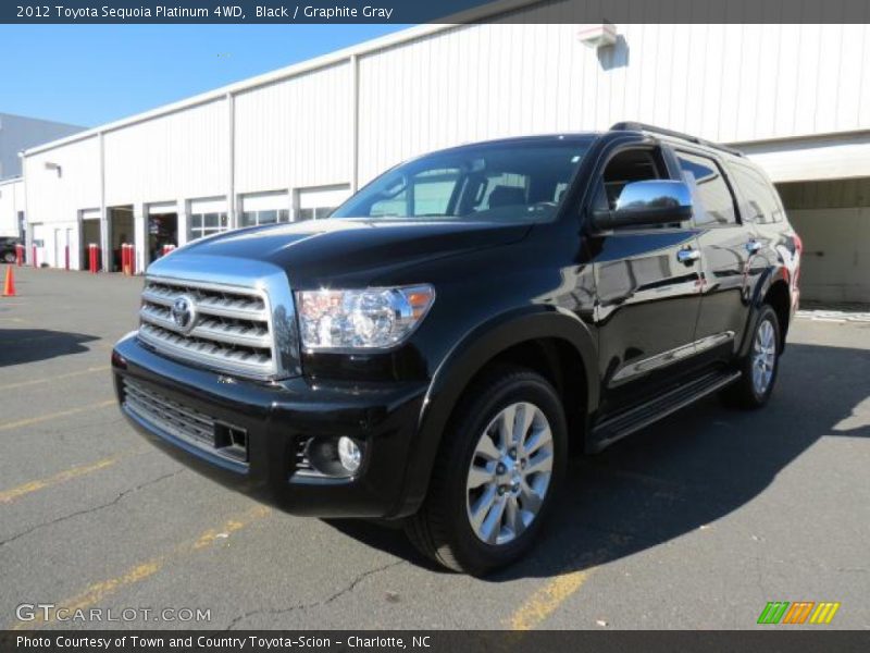 Black / Graphite Gray 2012 Toyota Sequoia Platinum 4WD