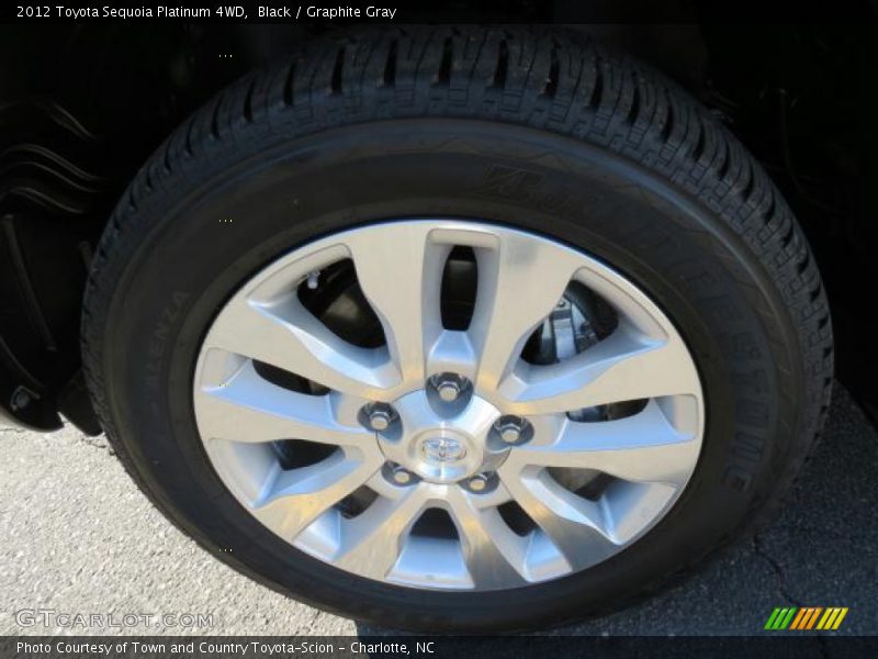 Black / Graphite Gray 2012 Toyota Sequoia Platinum 4WD