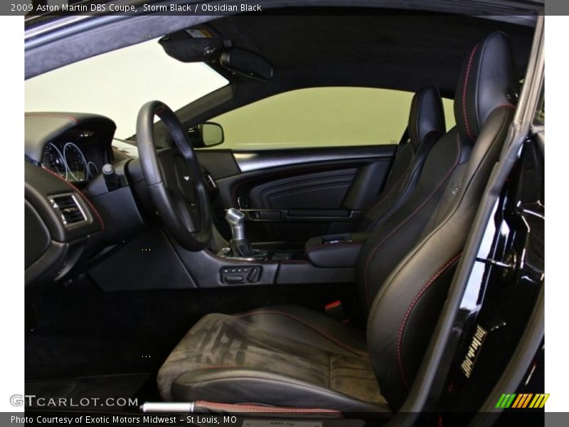 Front Seat of 2009 DBS Coupe